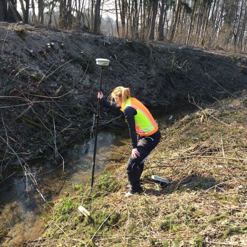 Gleisausbau Freilassing Vermessungsarbeiten